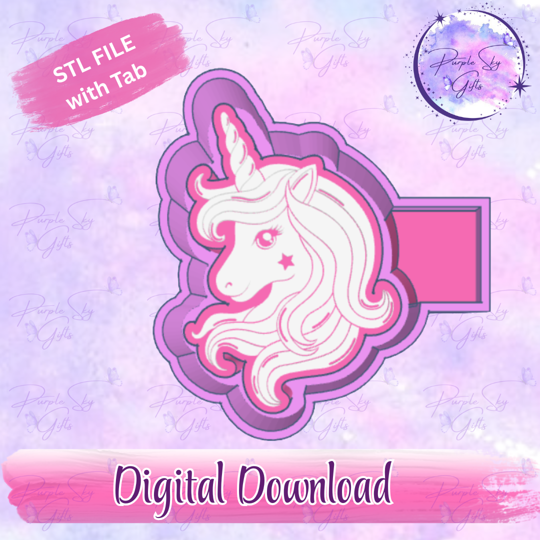 Unicorn Head Housing STL Digital File