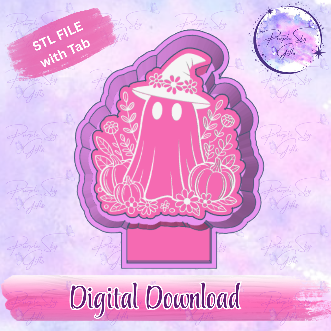 Ghost Witch Mold Housing STL Digital File