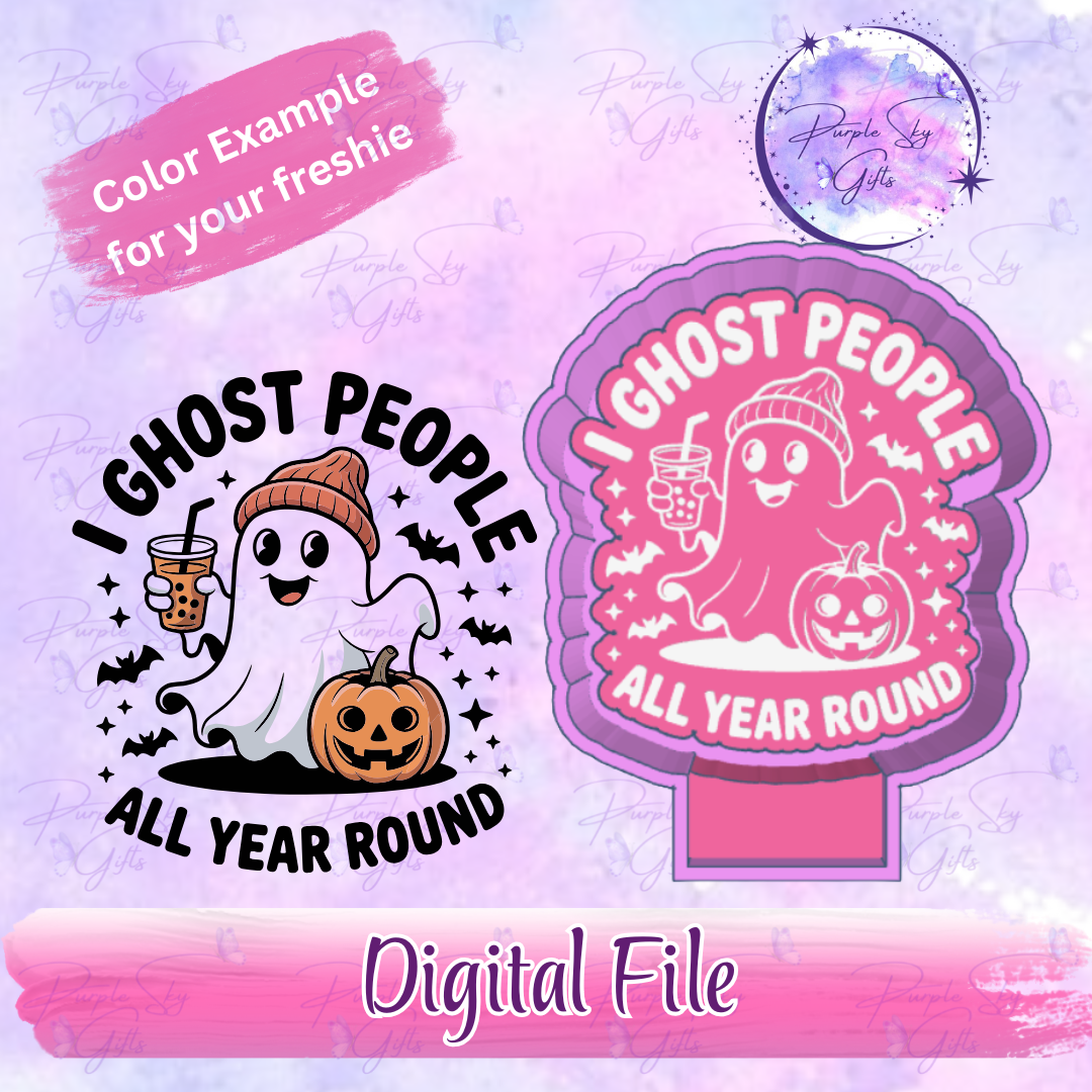 I Ghost People All Year Round Mold Housing STL Digital File