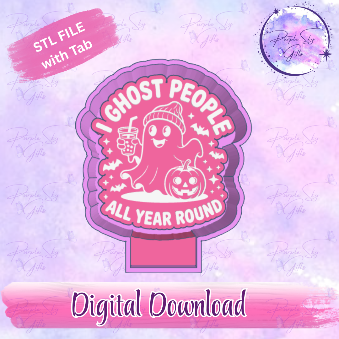 I Ghost People All Year Round Mold Housing STL Digital File
