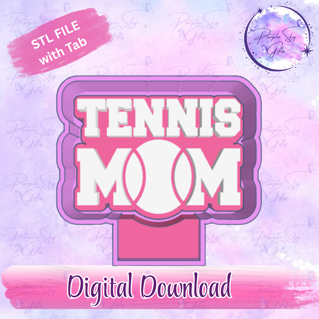 Tennis Ball Mom Freshie Mold Housing STL Digital File