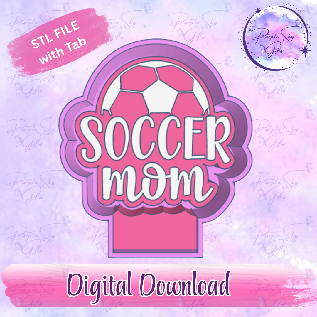 Soccer Mom Freshie Mold Housing STL Digital File