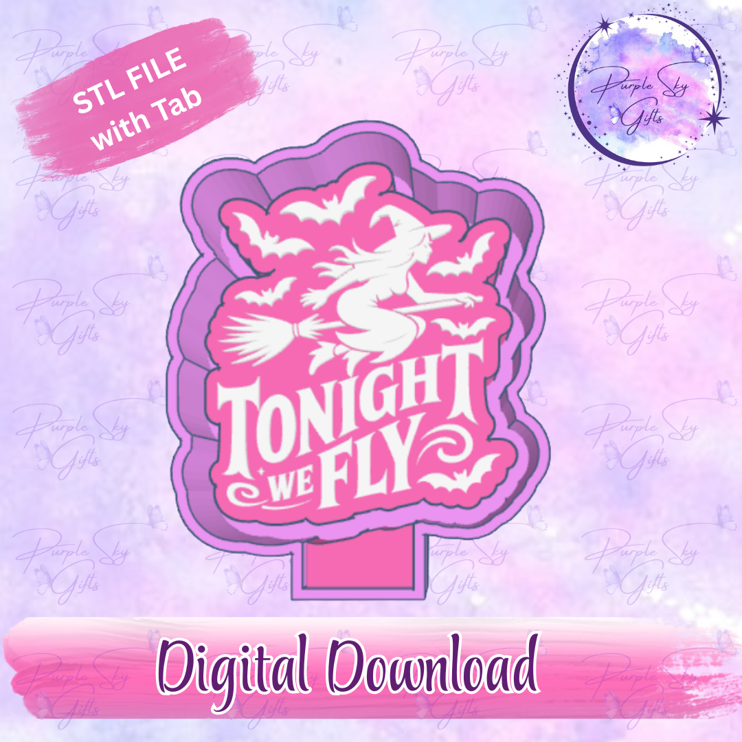 Tonight We Fly Freshie Mold Housing STL Digital File
