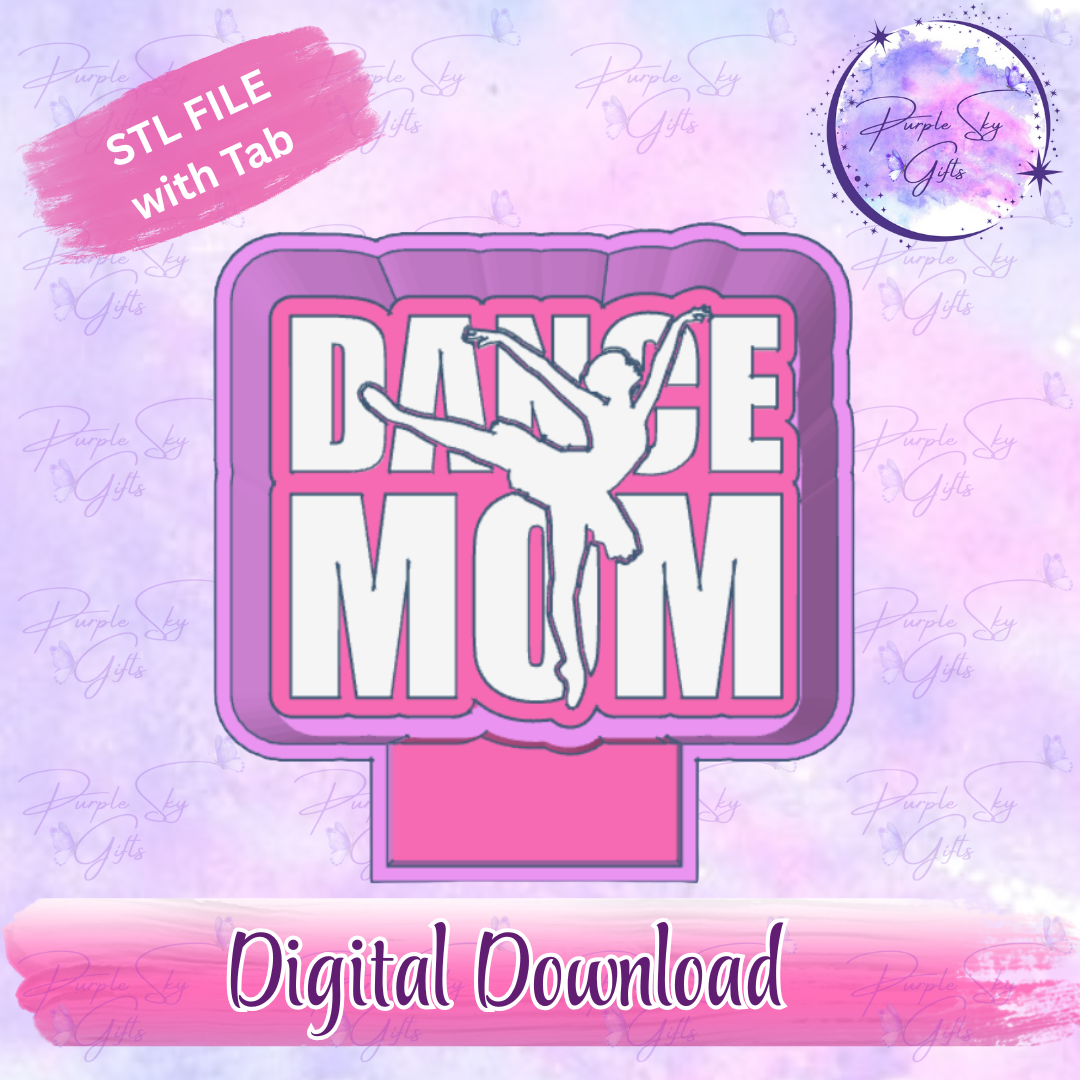 Dance Mom Ballet Freshie Mold Housing STL Digital File