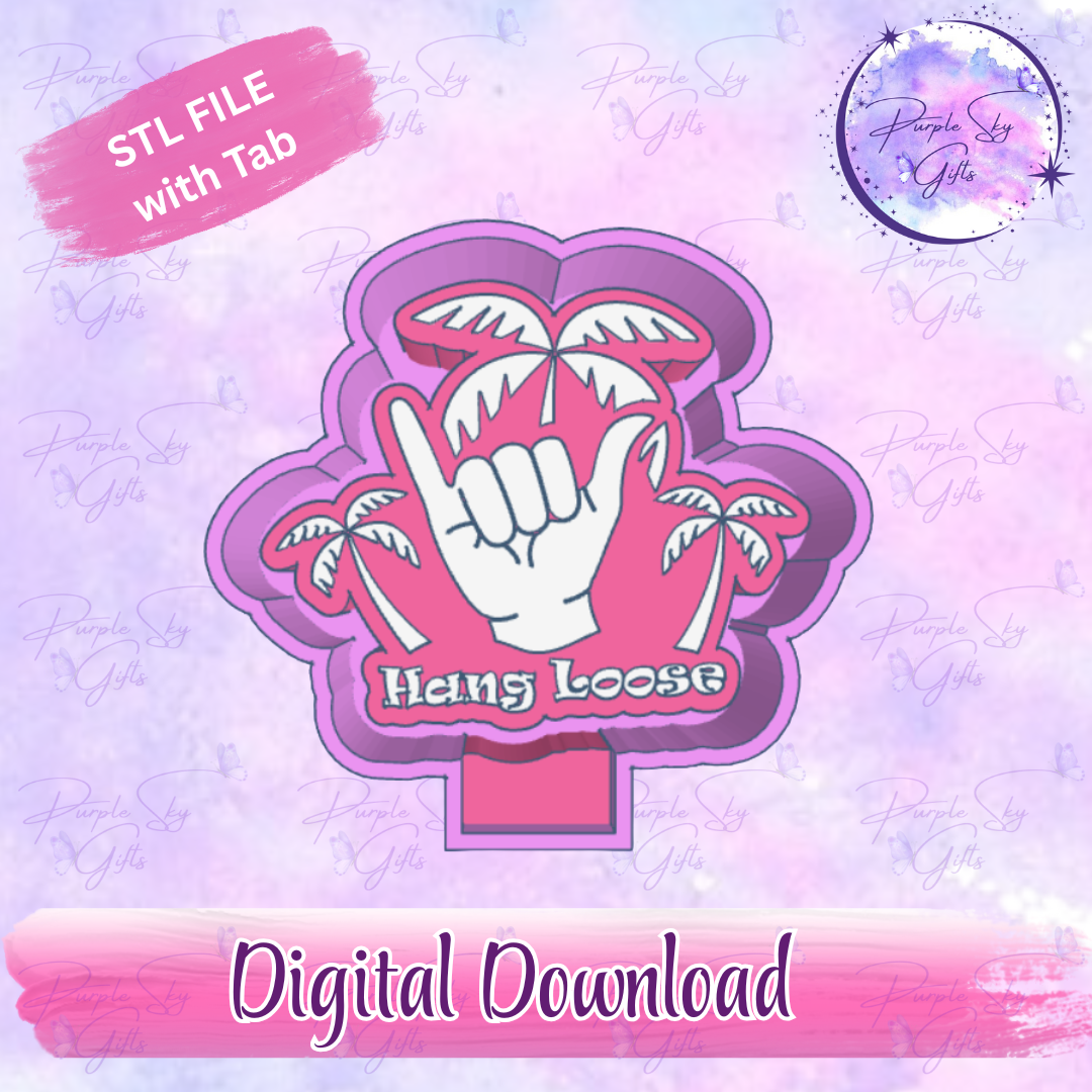 Hang Loose Mold Housing STL Digital File