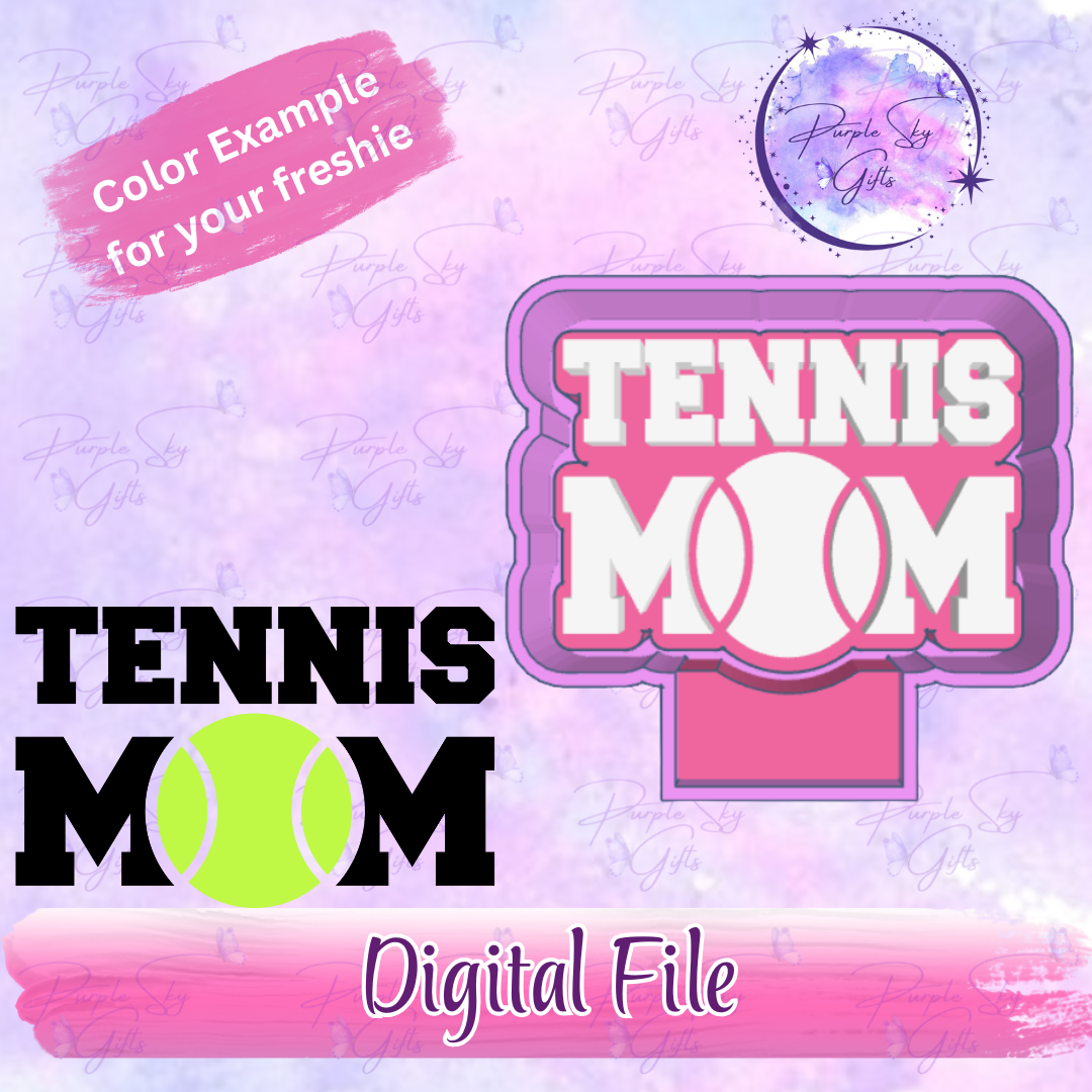 Tennis Ball Mom Freshie Mold Housing STL Digital File
