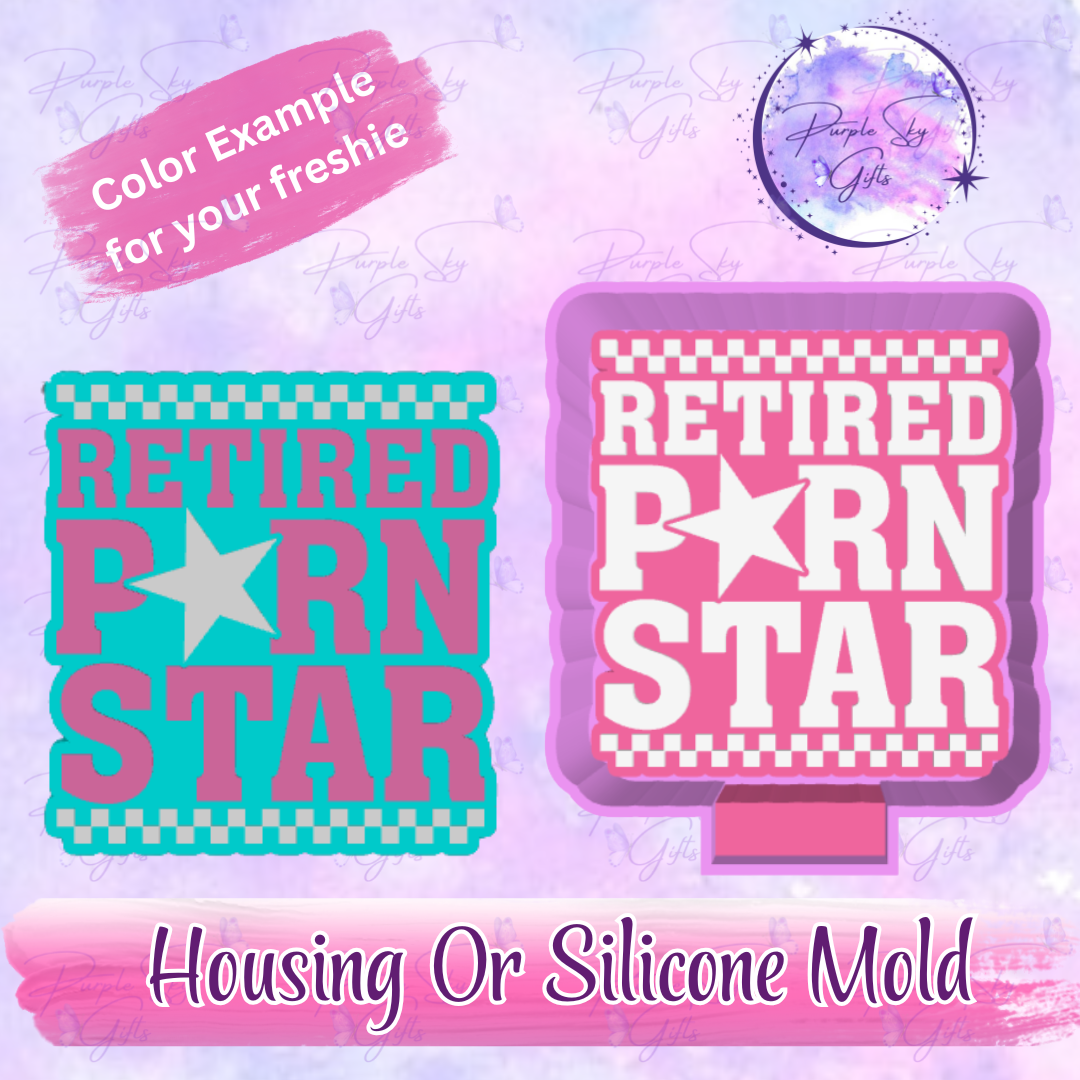 Retired Porn Star Freshie Mold Housing or Silicone Mold