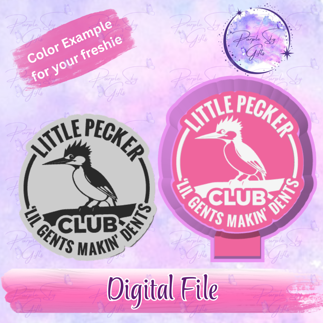 Little Pecker Club Freshie Mold Housing STL Digital File