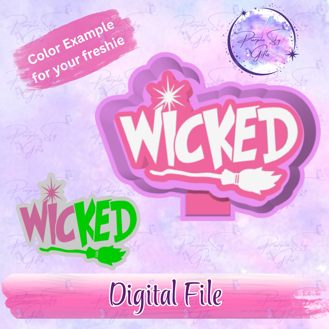 Wicked Freshie Mold Housing STL Digital File