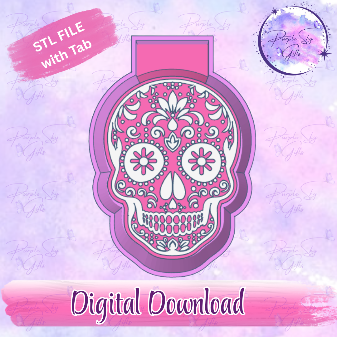 Daisy Sugar Skull Housing STL Digital File