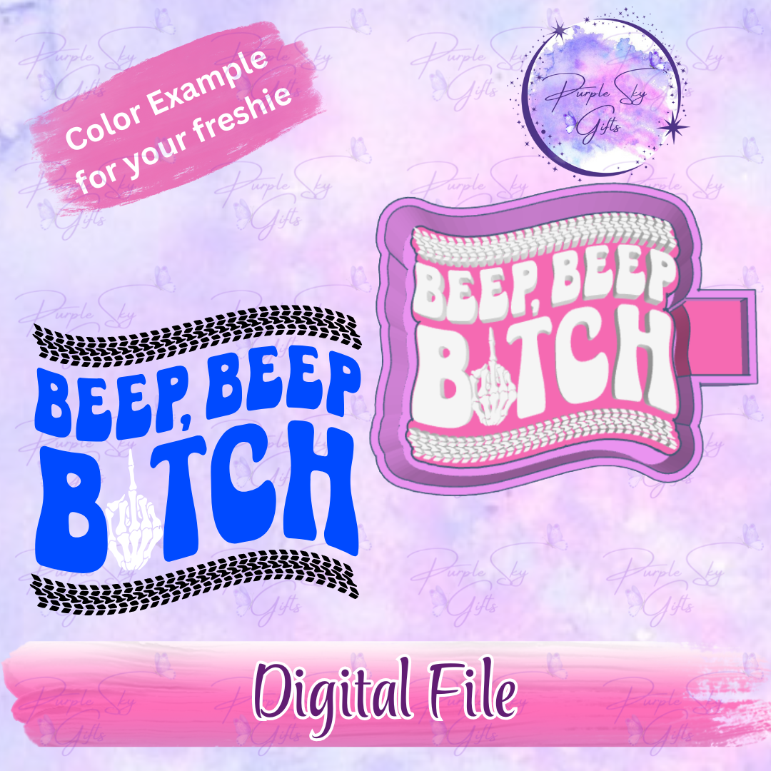 Beep Beep Bitch Mold Housing STL Digital File