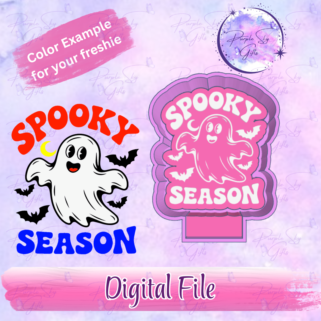 Halloween Spooky Season Ghost Mold Housing STL Digital File