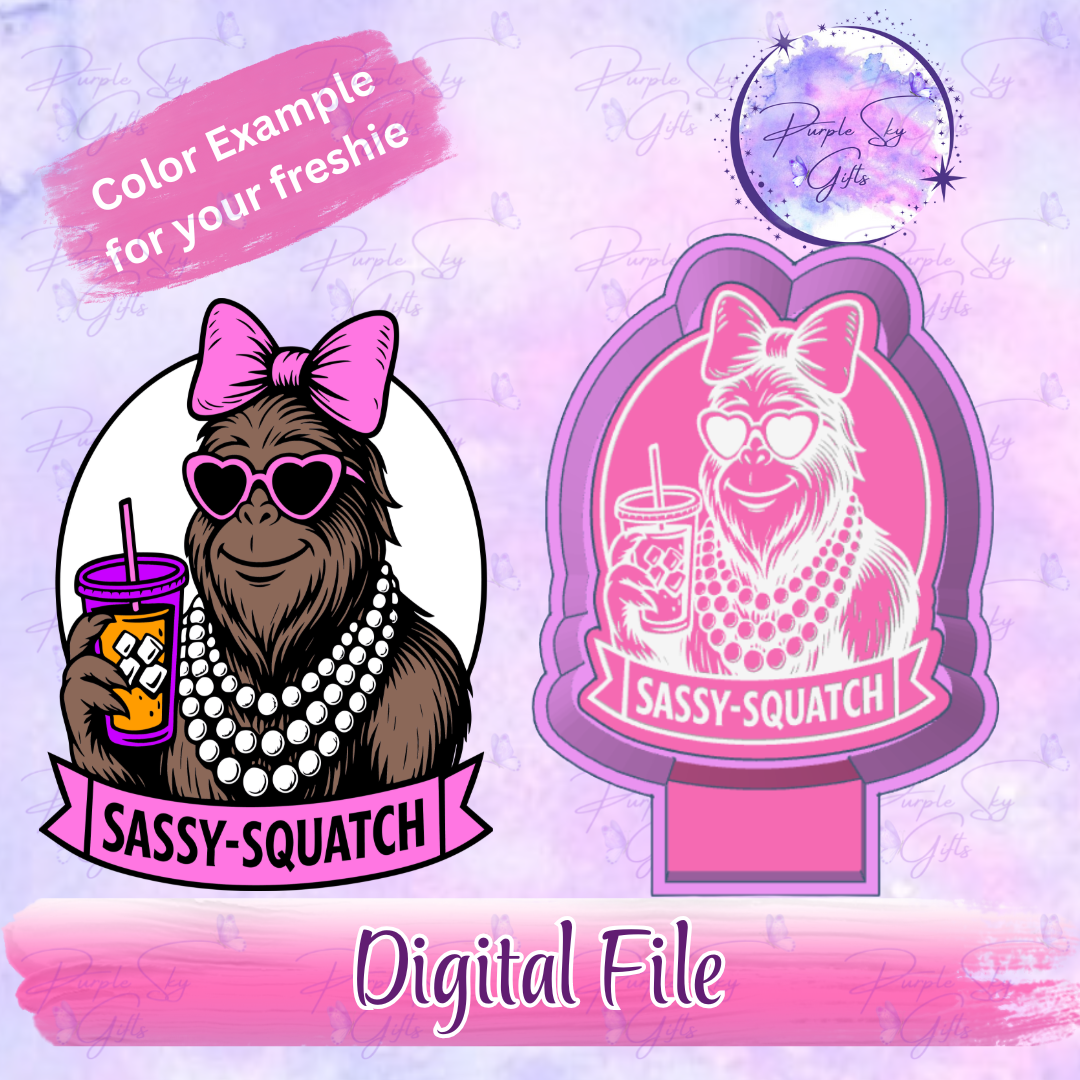 Sassy-Squatch Mold Housing STL Digital File