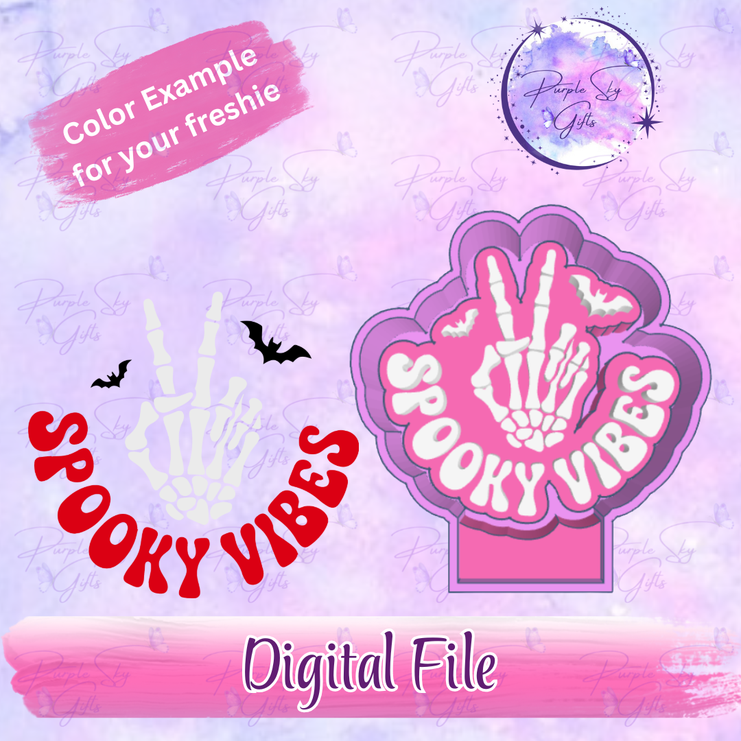 Spooky Vibes Housing STL Digital File