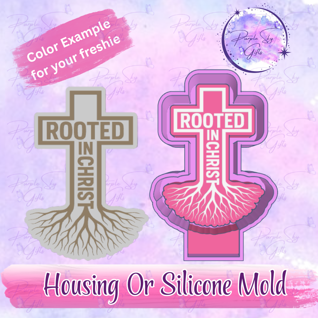 Rooted In Christ Freshie Mold Housing OR Silicone Mold