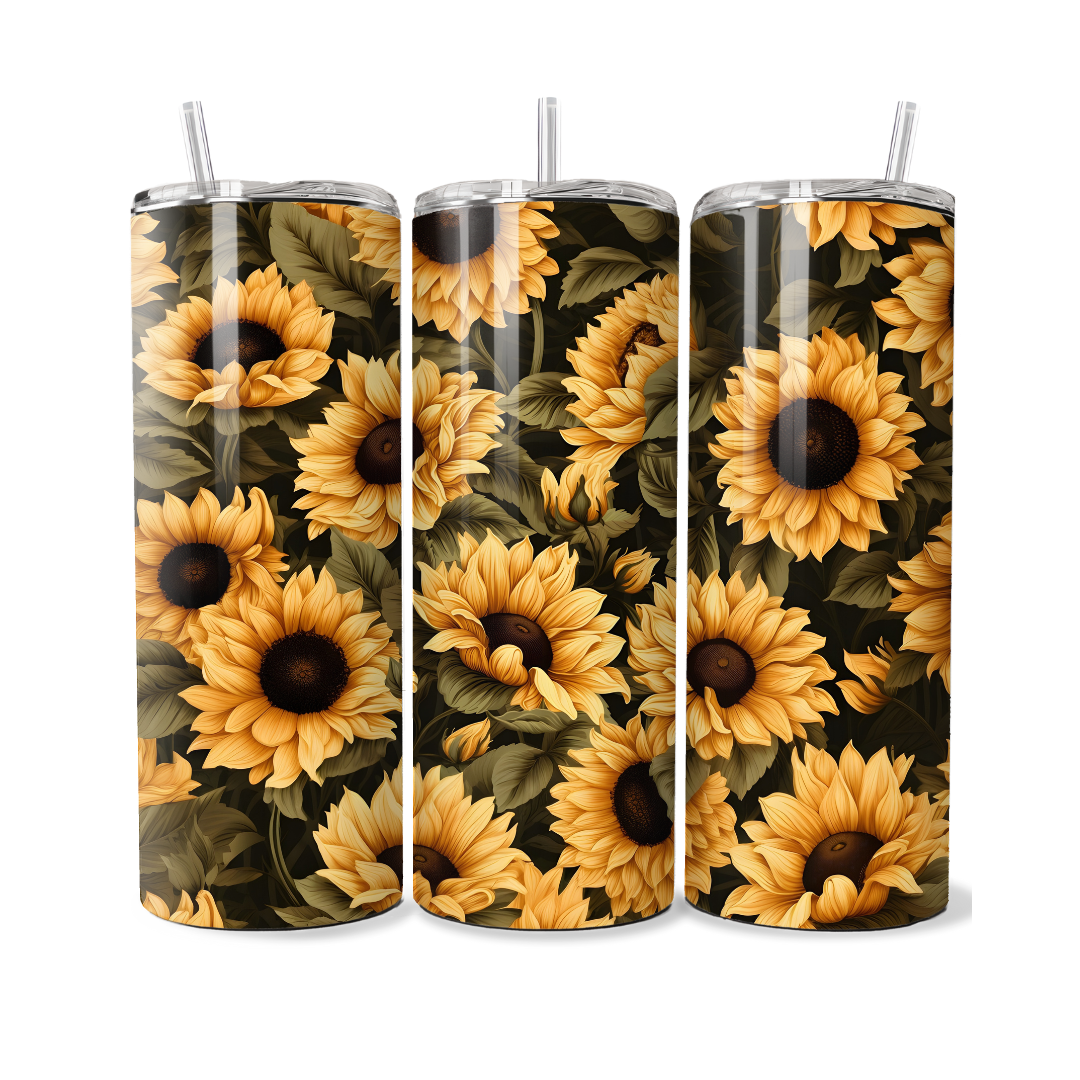 Sunflower Field 20 or 30 oz Tumbler
