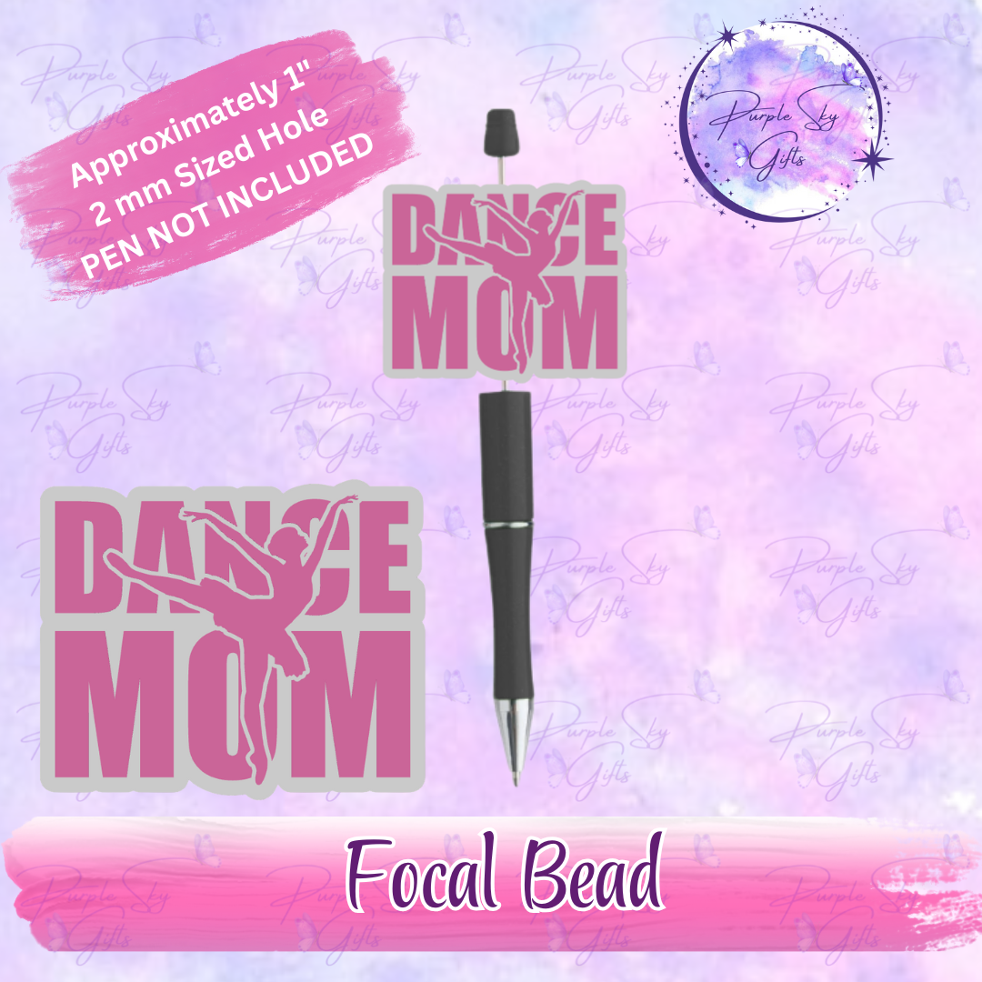 Dance Mom Focal Bead