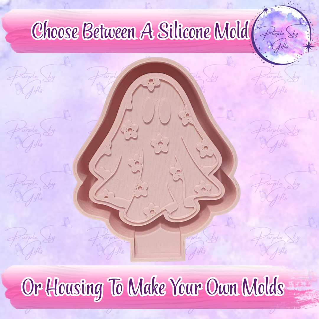 Daisy Ghost Mold Housing or Silicone Mold