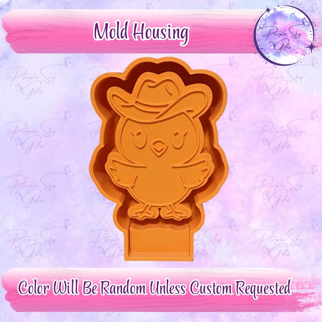 Cowboy Chick Freshie Housing or Silicone Mold