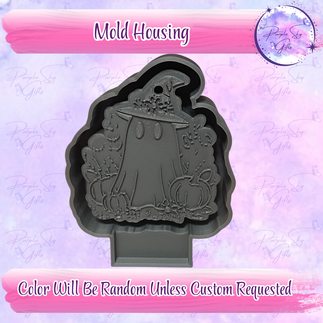 Ghost Witch Mold Housing or Silicone Mold
