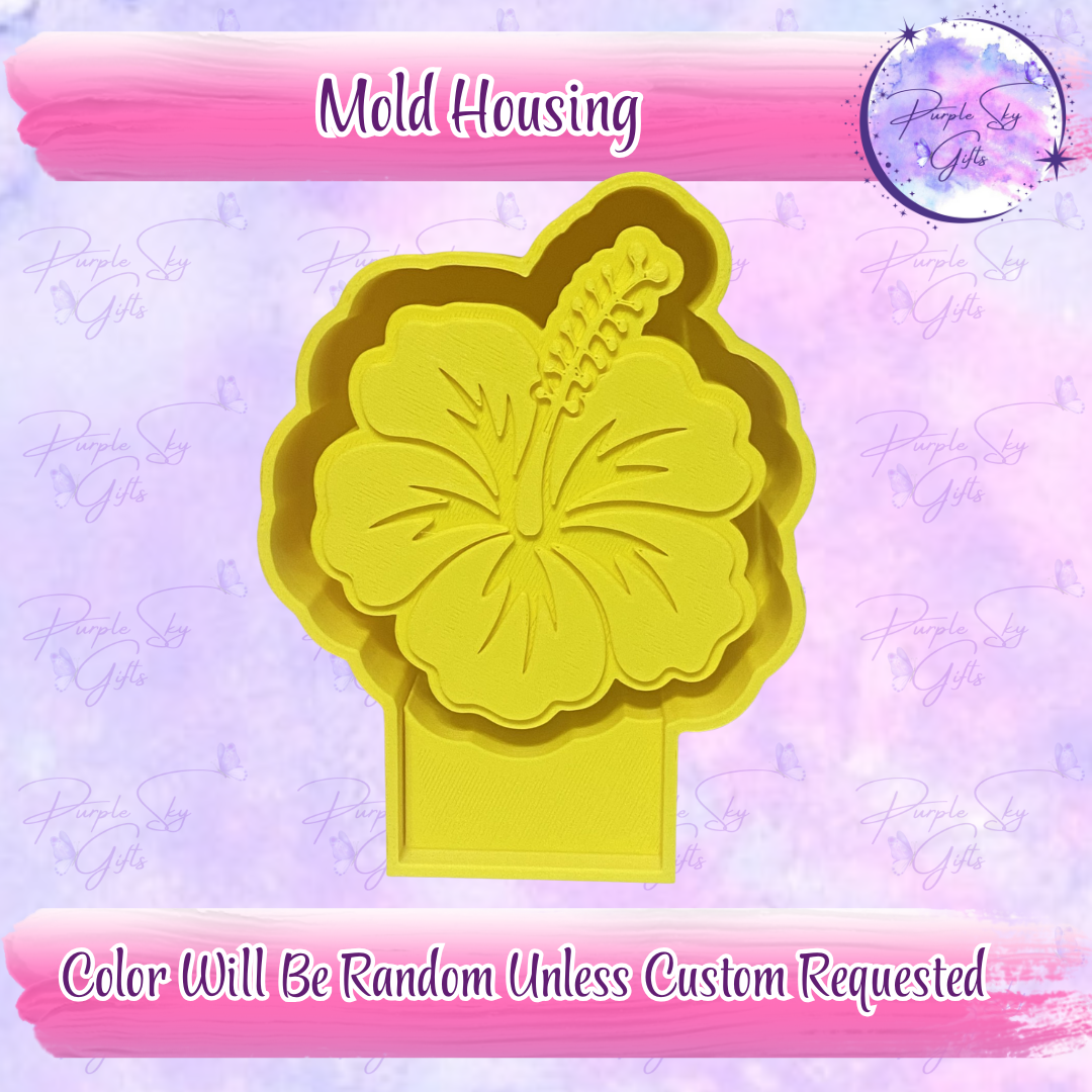 Hibiscus Flower Freshie Housing or Silicone Mold