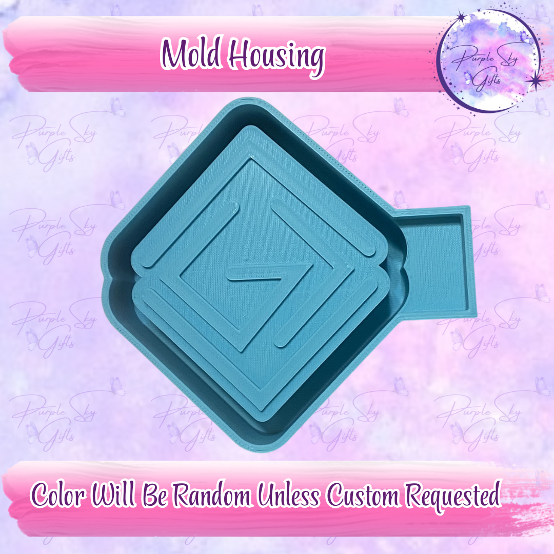 God Is Greater Than The Highs and Lows Diamond Shape Freshie Housing or Silicone Mold