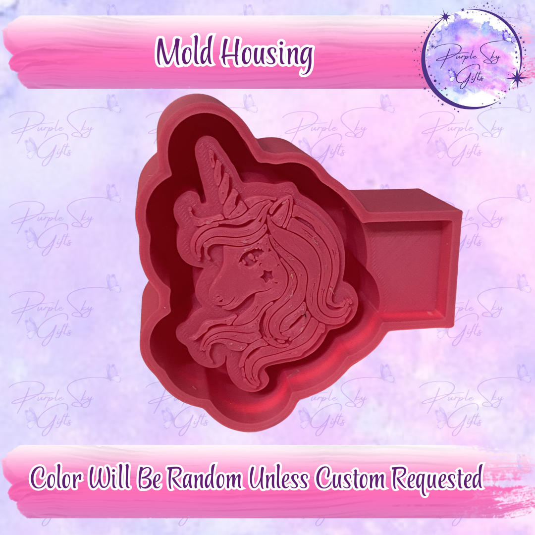 Unicorn Head Mold Housing or Silicone Mold