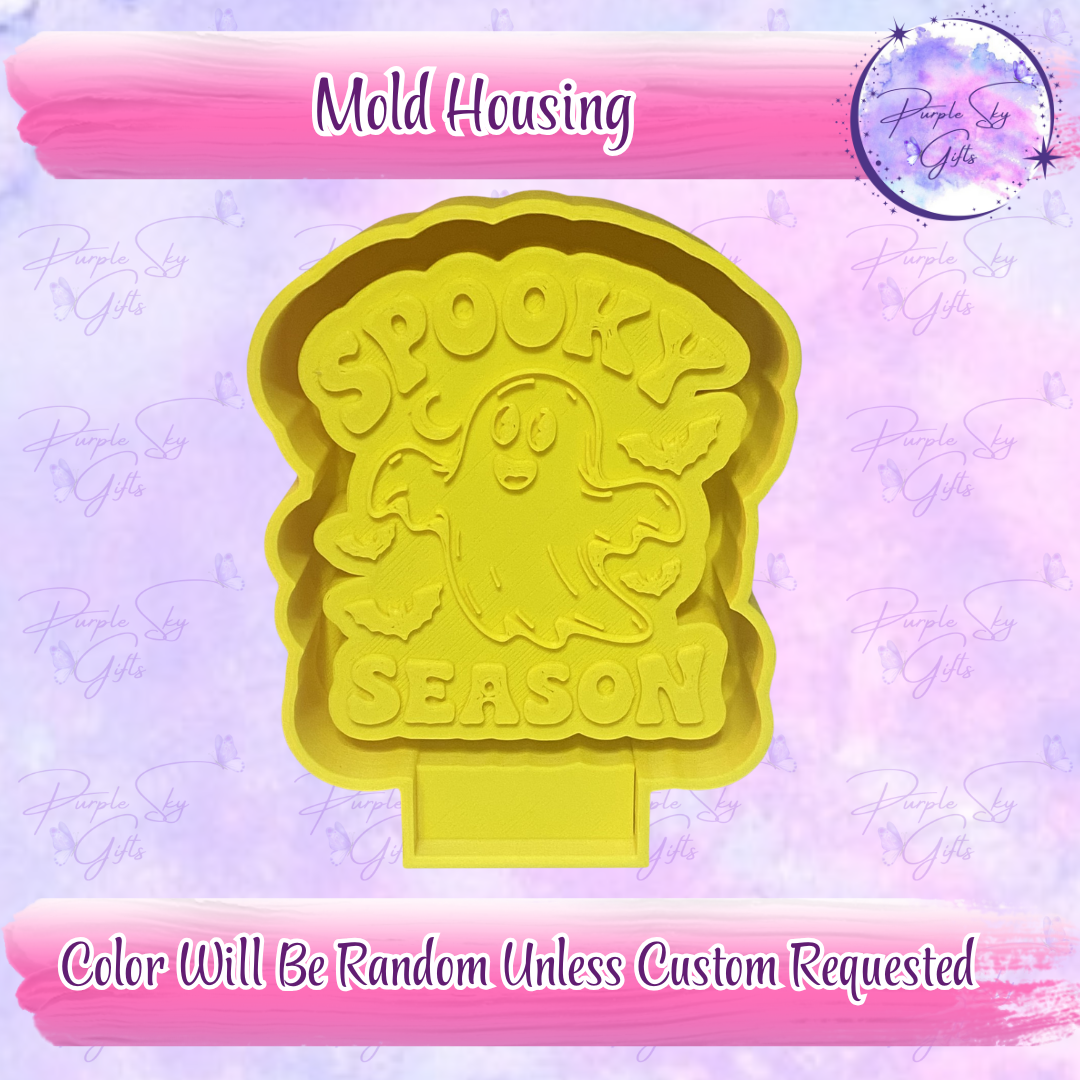 Spooky Season Cute Ghost Mold Housing or Silicone Mold