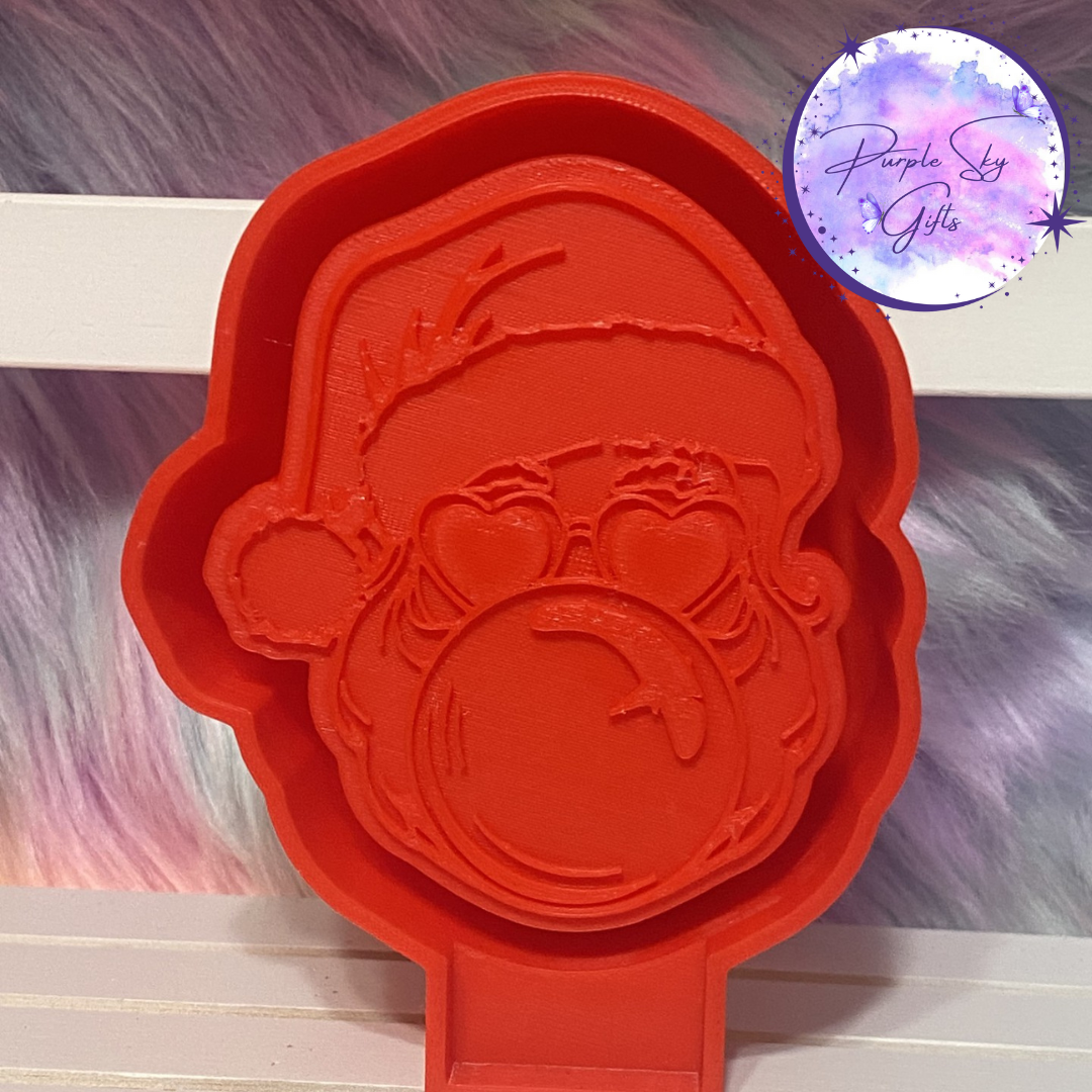 Bubblegum Santa Claus Mold Housing or Silicone Mold
