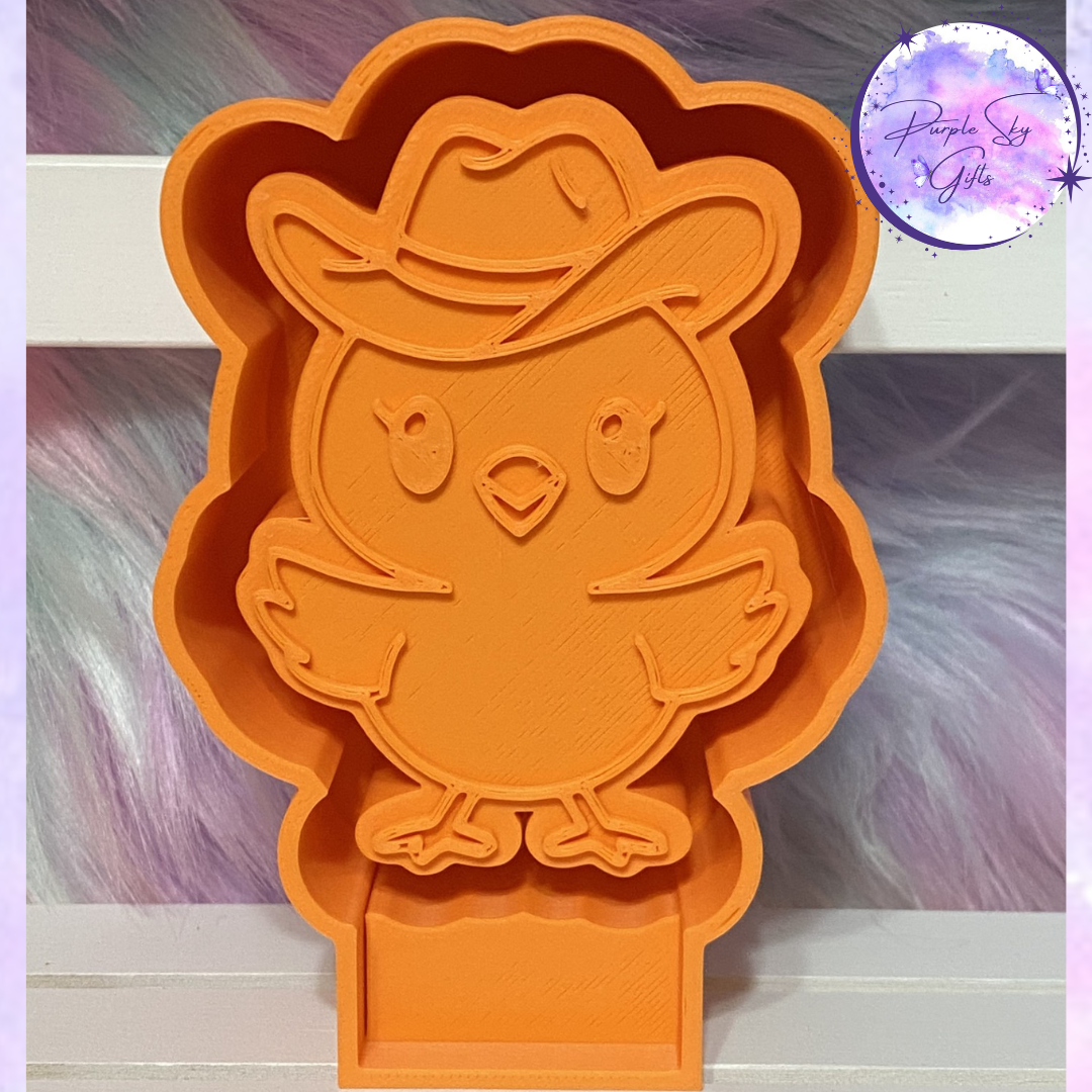 Cowboy Chick Freshie Housing or Silicone Mold