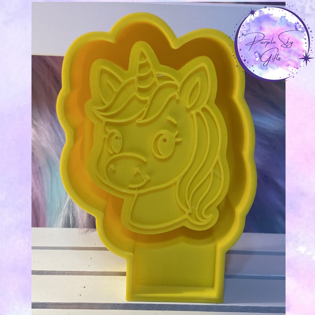 Cute Unicorn Freshie Housing or Silicone Mold