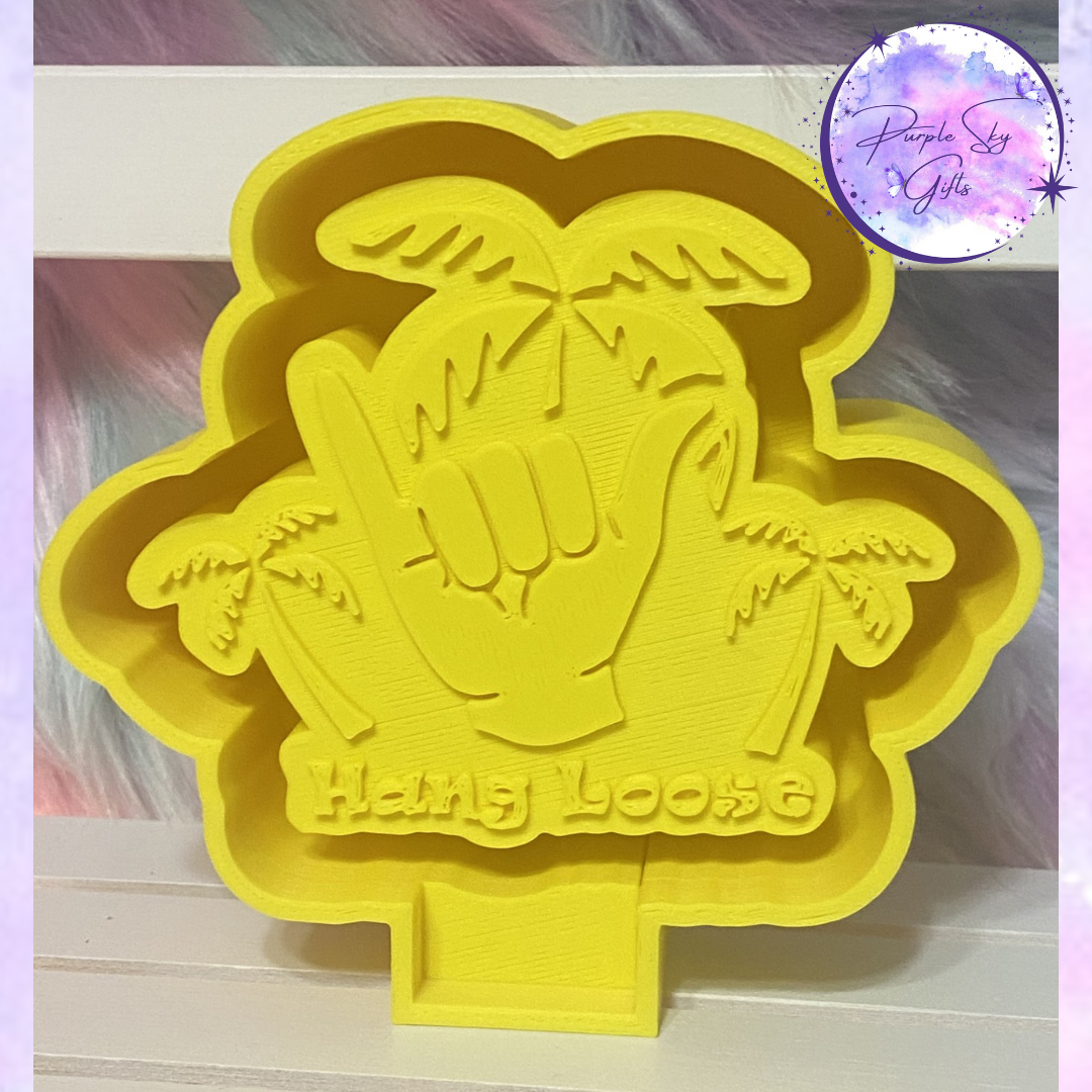 Hang Loose Palm Trees Freshie Housing or Silicone Mold