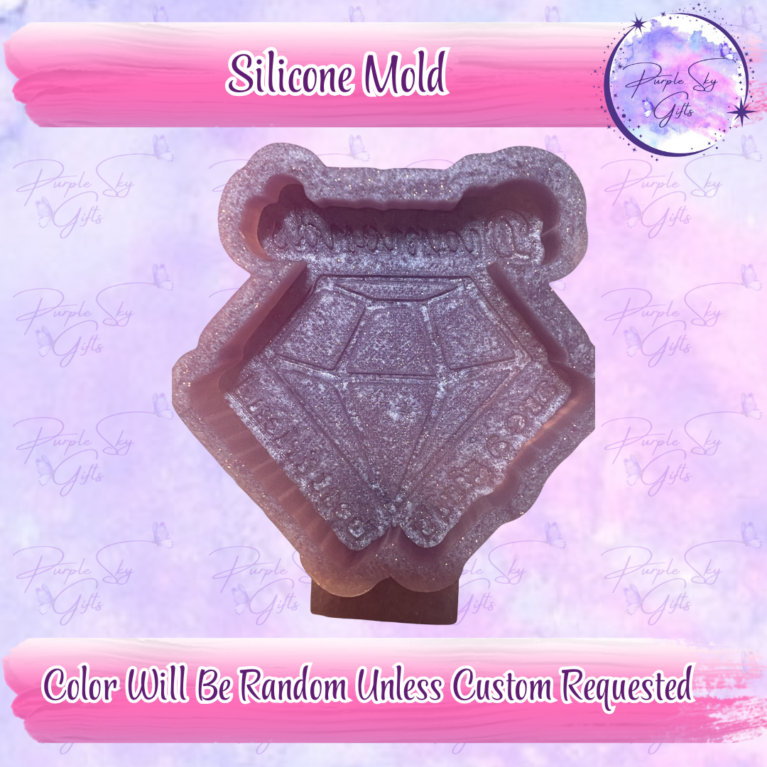 Diamonds Are A Girl's Best Friend Mold Housing or Silicone Mold