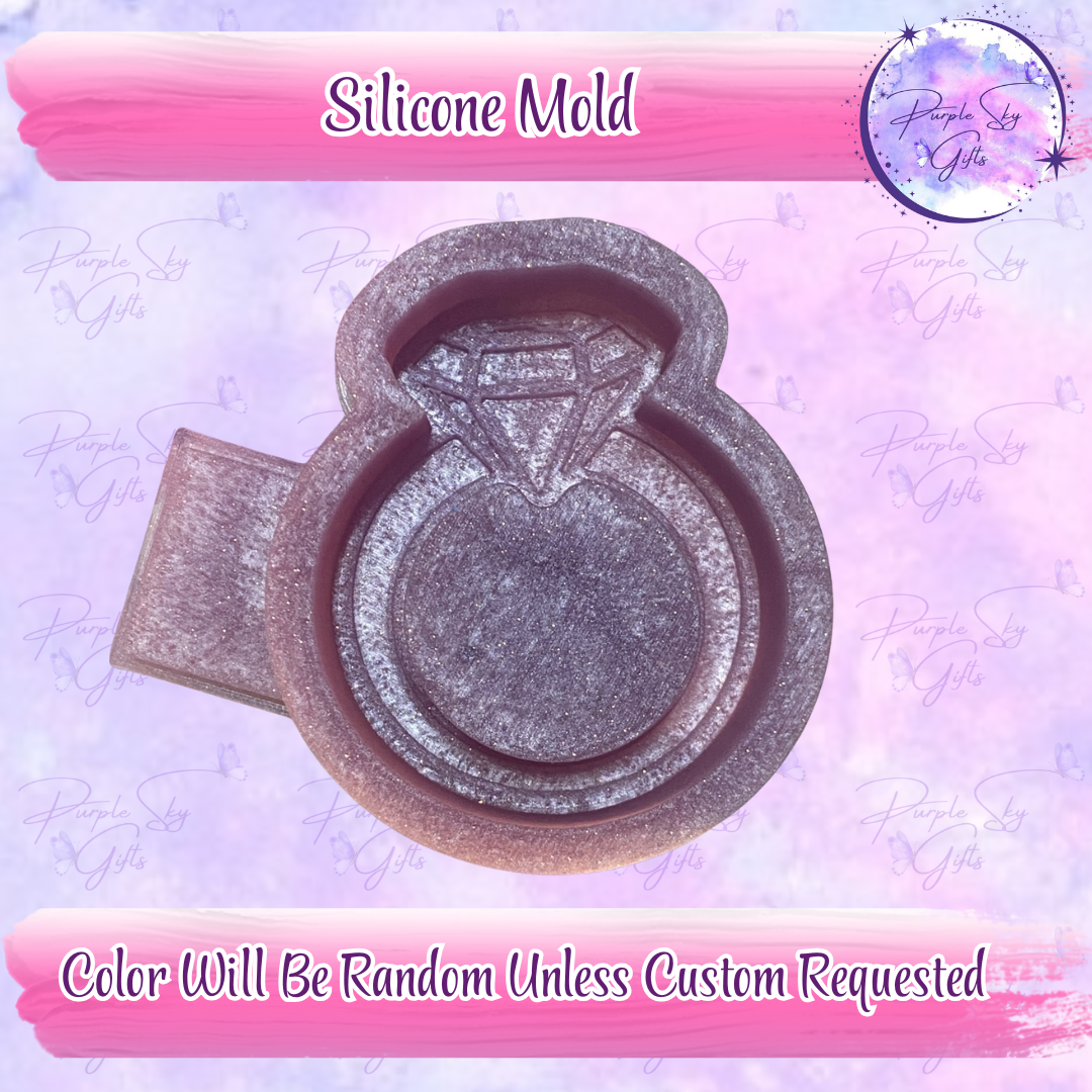 Diamond Ring Mold Housing or Silicone Mold