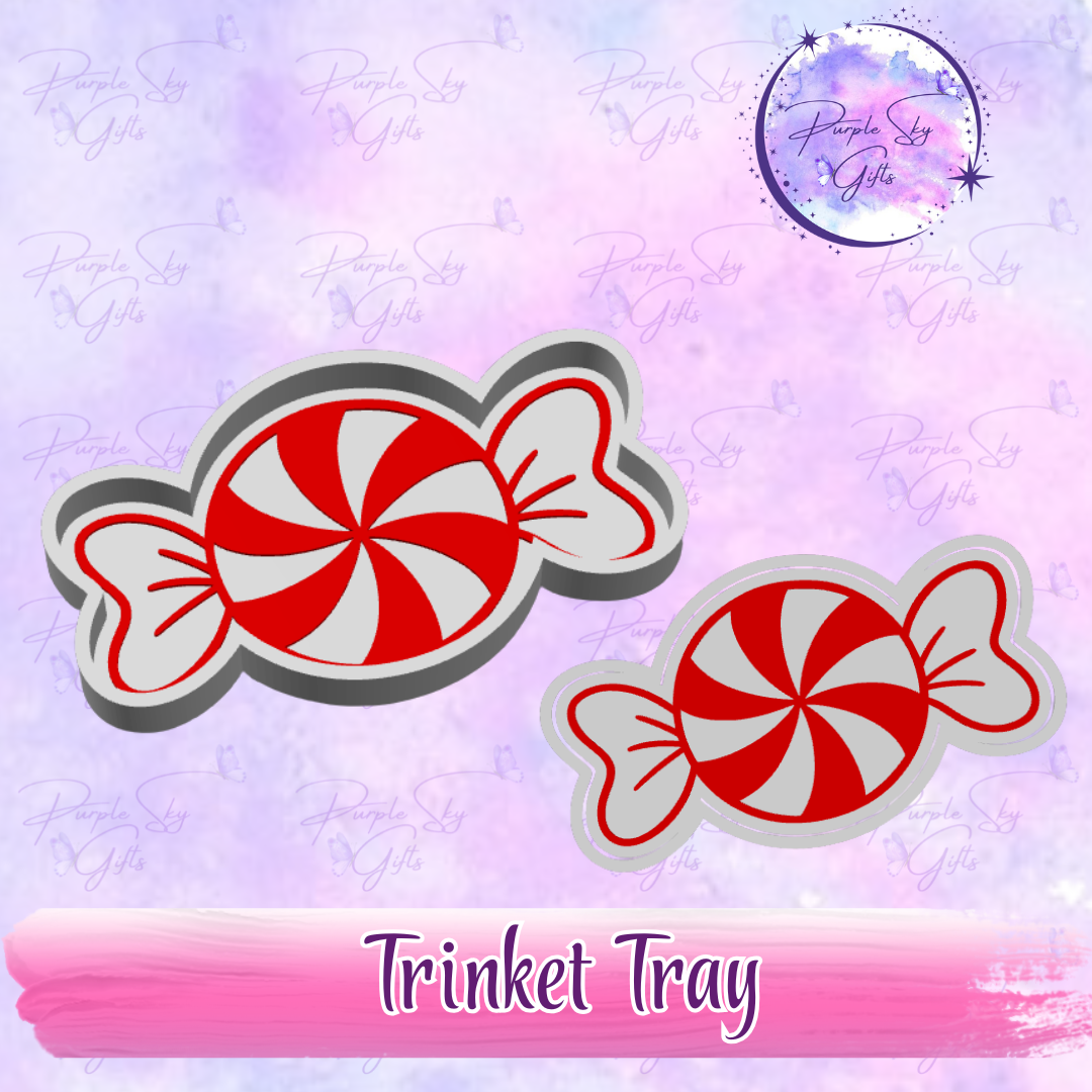 Peppermint Candy Trinket Tray