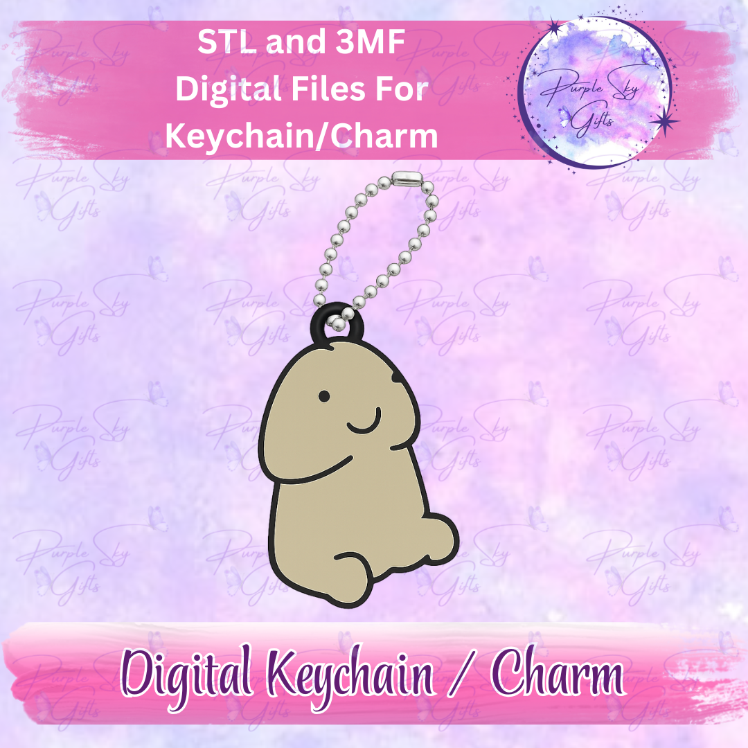 Richard Peen Keychain/Charm STL and 3MF Files