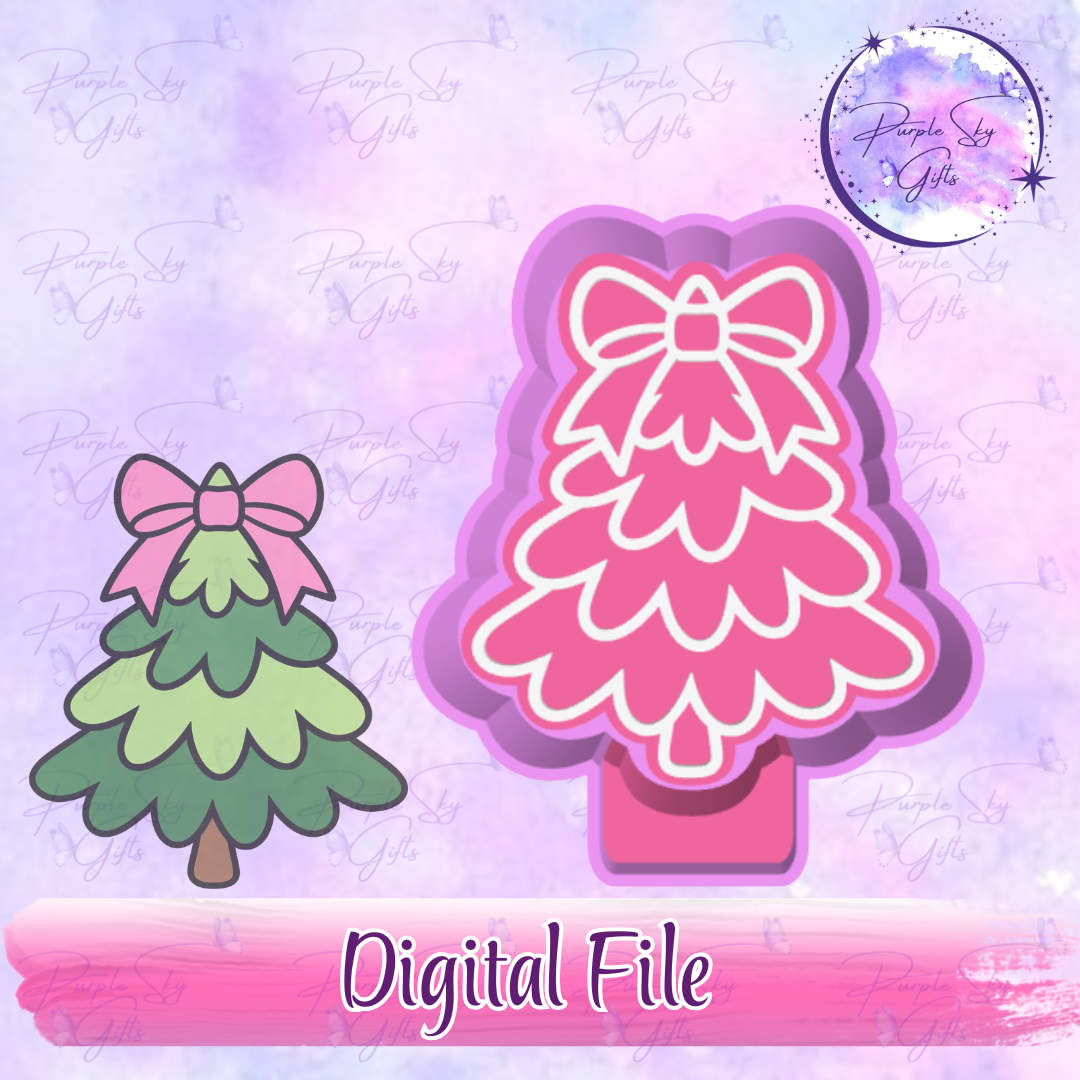 Whimsy Christmas Tree Freshie Mold Housing STL Digital File
