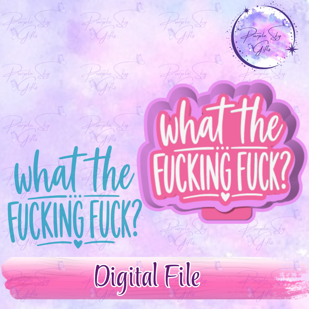 What The Fucking Fuck Mold Housing STL Digital File