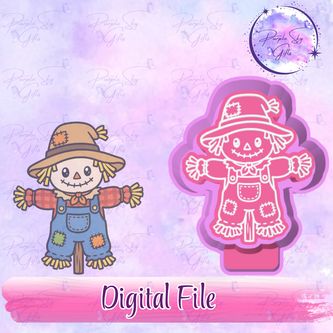 Friendly Scarecrow Mold Housing STL Digital File