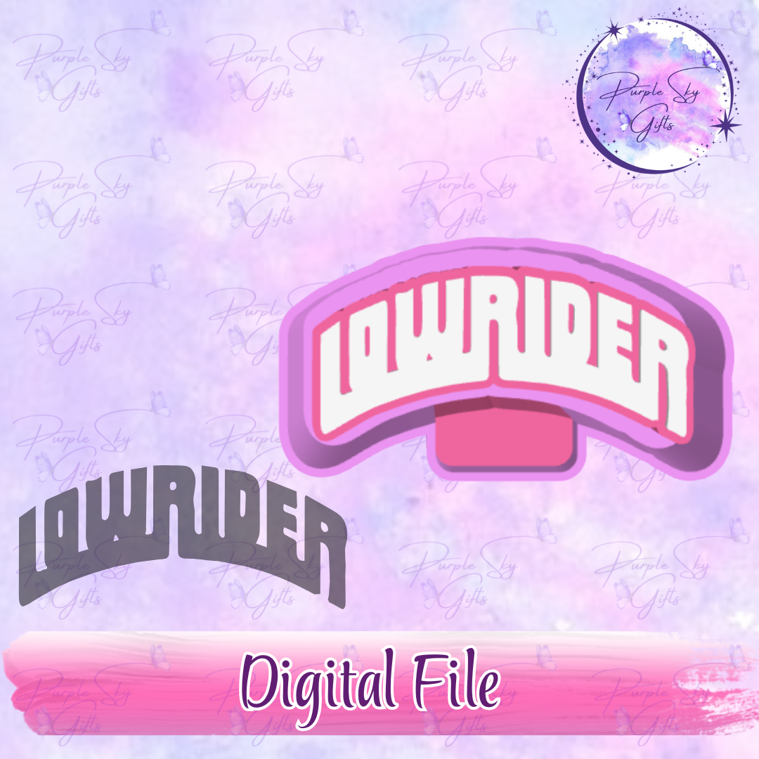 Lowrider Freshie Mold Housing STL Digital File