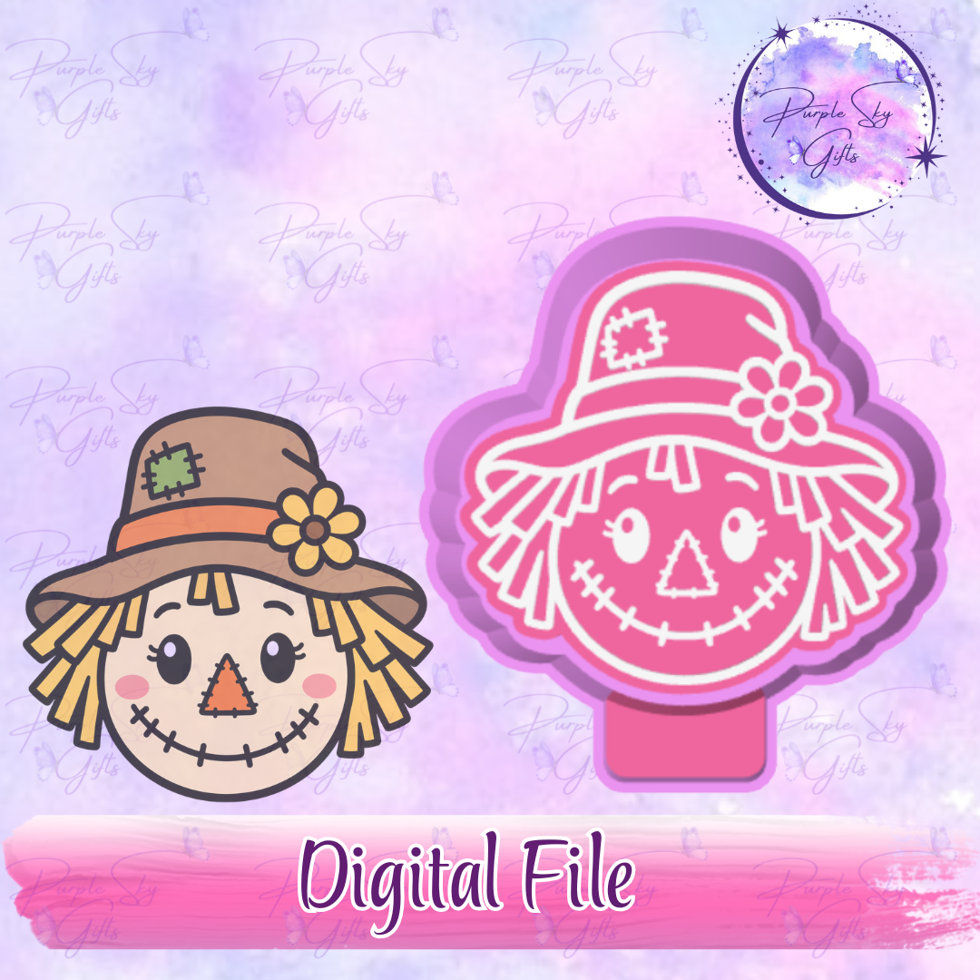Scarecrow Face Mold Housing STL Digital File