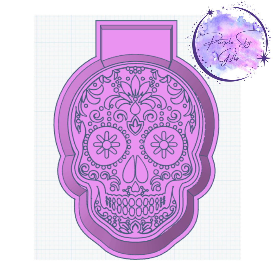 Daisy Sugar Skull Silicone Mold