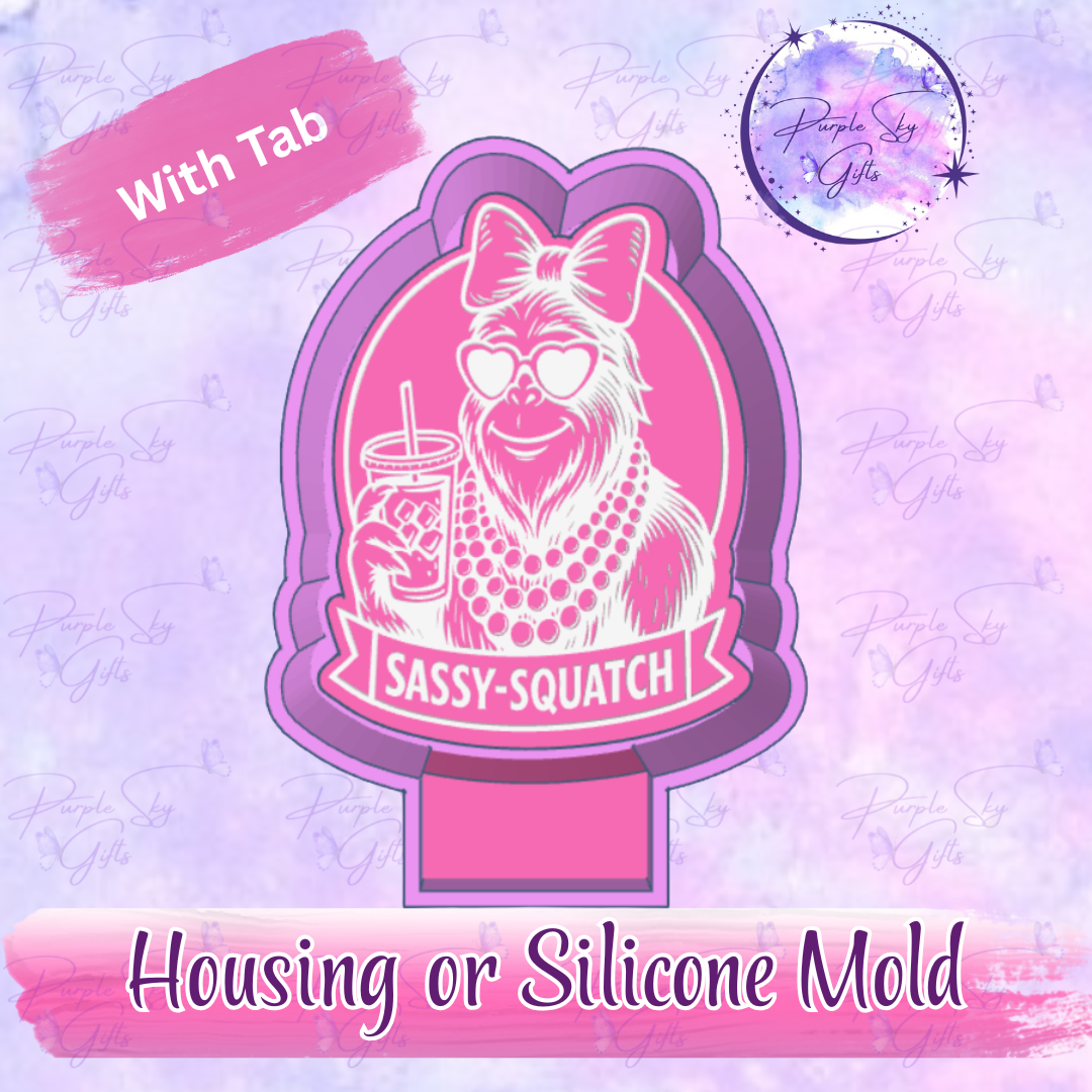 Sassy Squatch Female Bigfoot Sasquatch Mold Housing or Silicone Mold