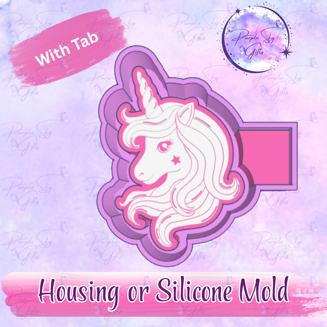 Unicorn Head Mold Housing or Silicone Mold