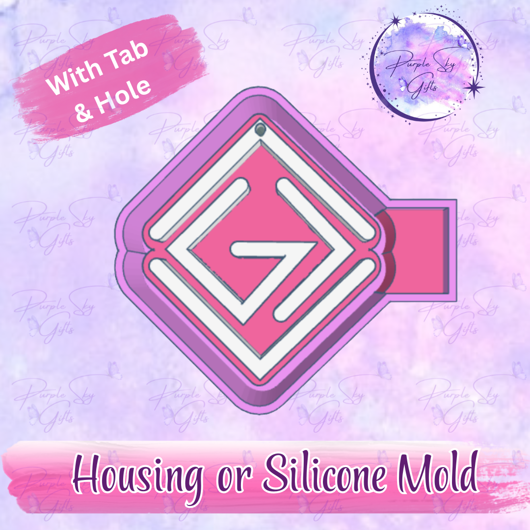 God Is Greater Than The Highs and Lows Diamond Shape Freshie Housing or Silicone Mold