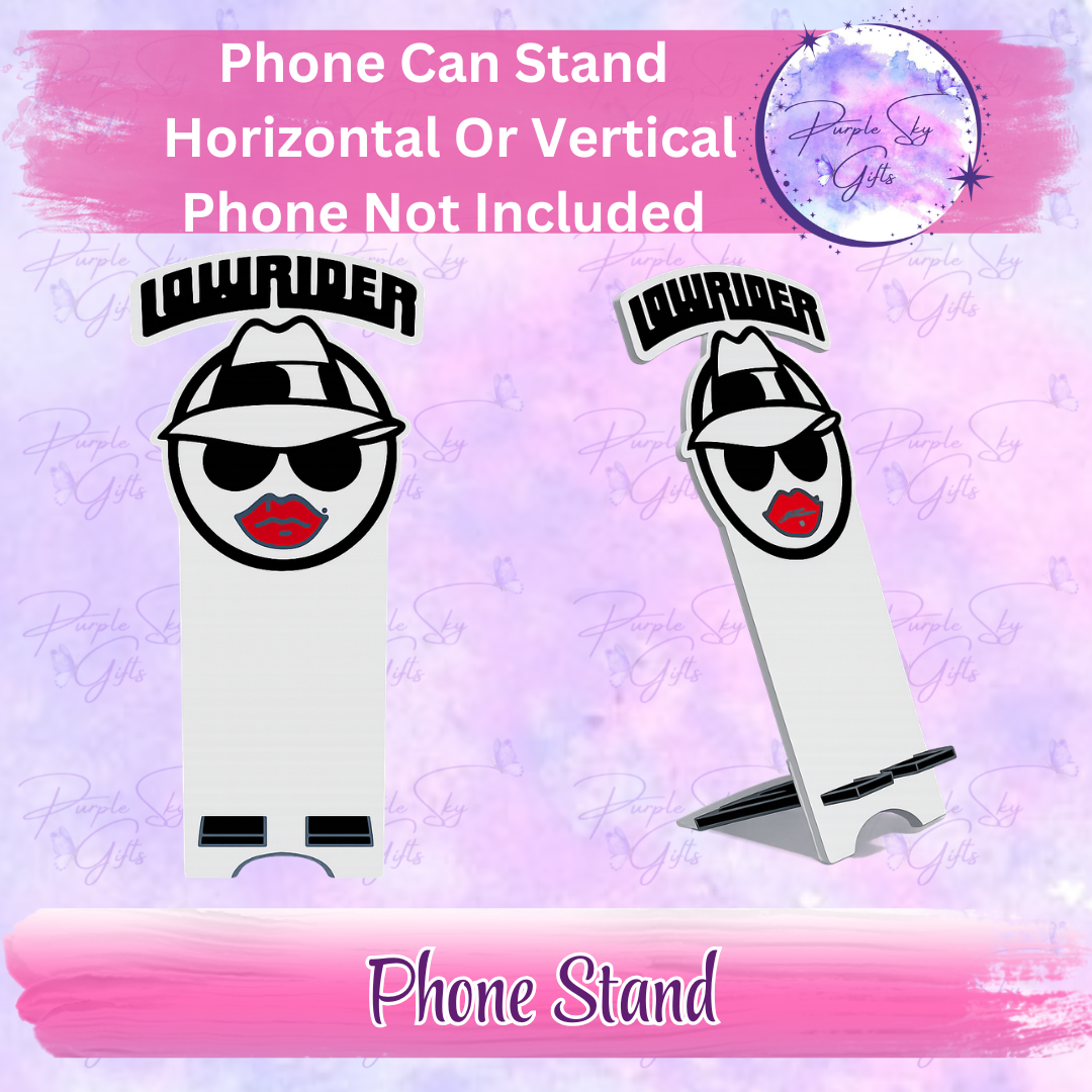 Lowrider Chola Woman With Wording Phone Stand