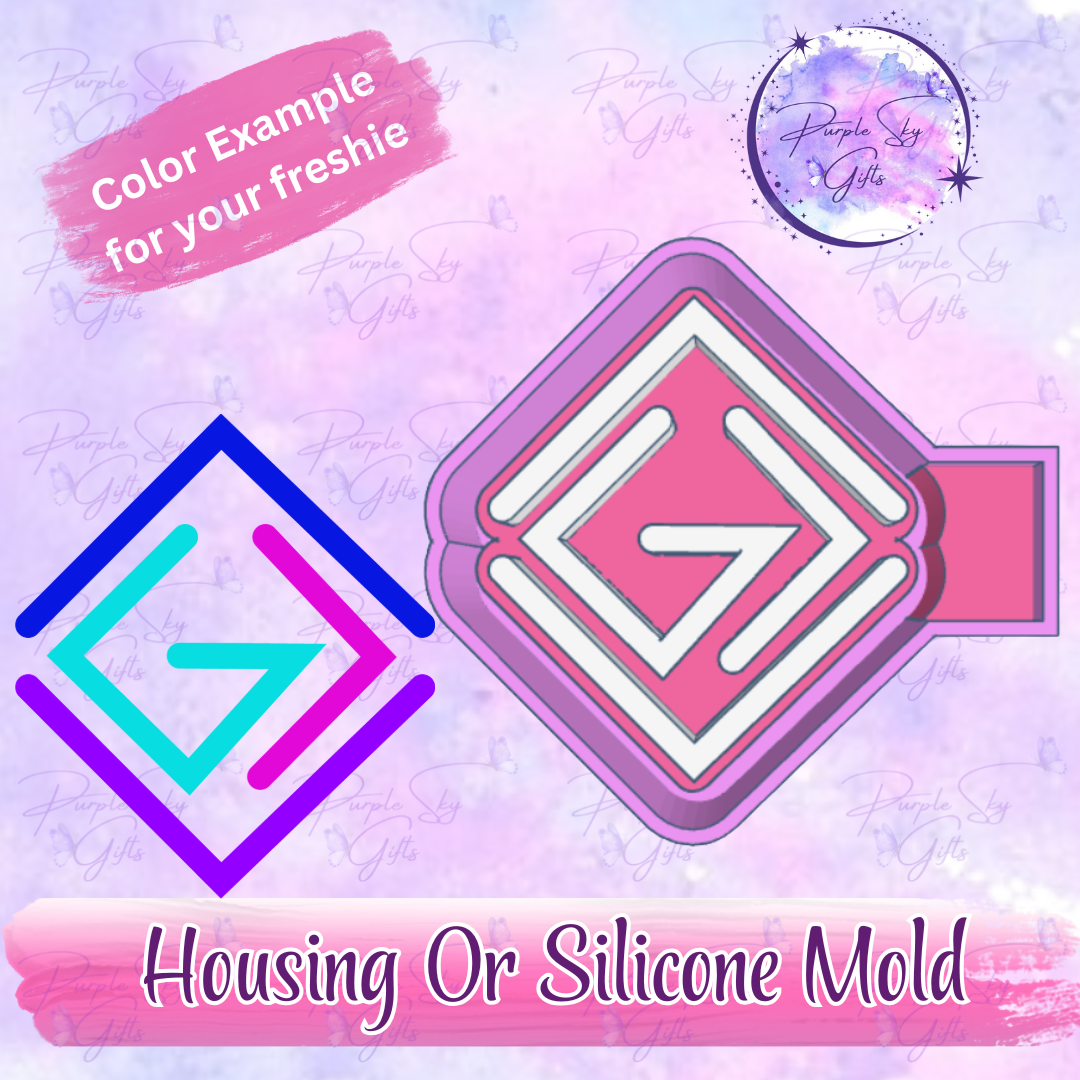 God Is Greater Than The Highs and Lows Diamond Shape Freshie Housing or Silicone Mold