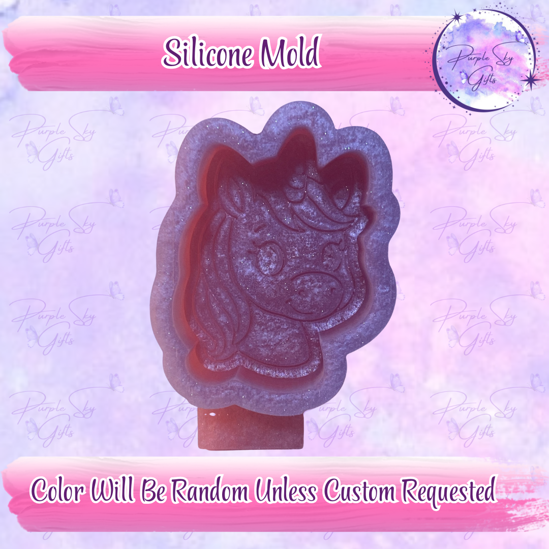 Cute Unicorn Freshie Housing or Silicone Mold