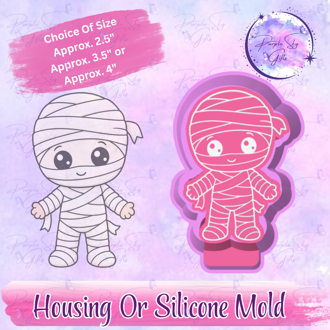 Baby Mummy Mold Housing or Silicone Mold