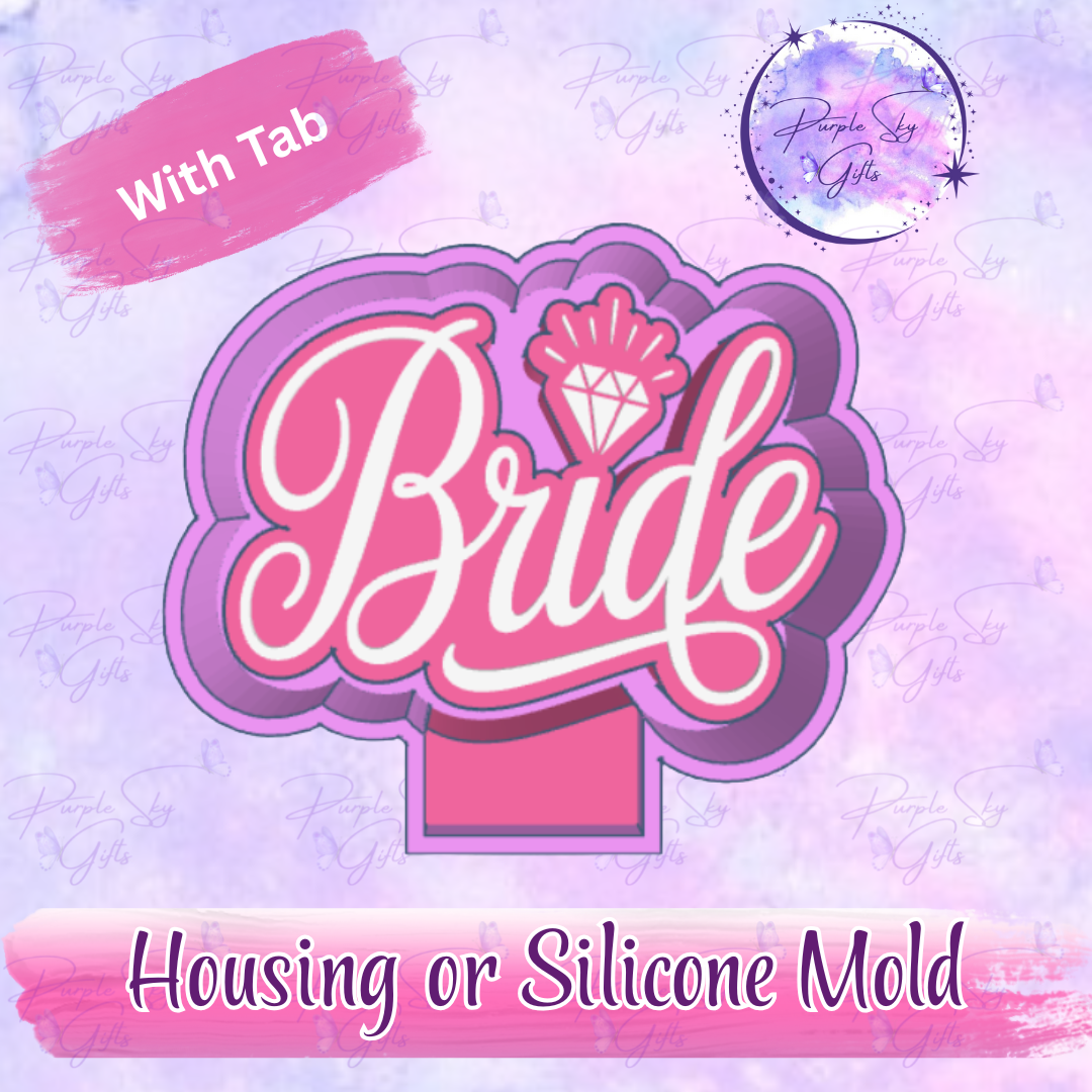 Bride Diamond Freshie Mold Housing or Silicone Mold